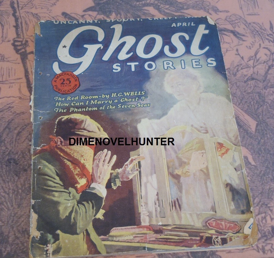 GHOST STORIES APRIL 1927A SCARCE UNCANNY SPOOKY CREEPY TALES MACFADDDEN PUB