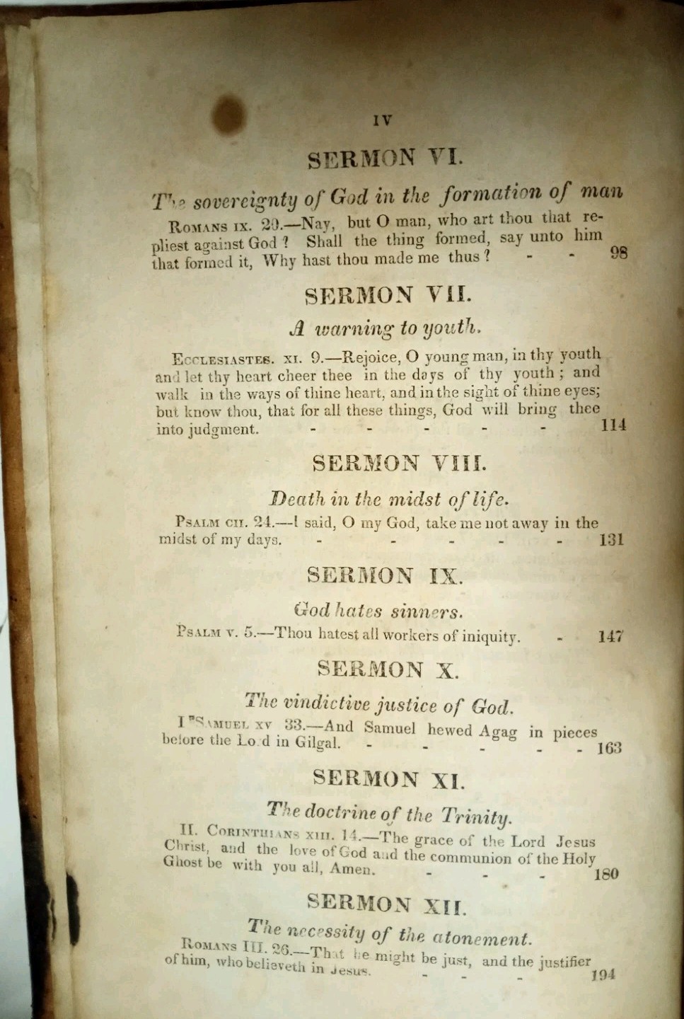 „Sermons on Subjects of Christian Doctrine and Duty“ by Nathanael Emmons. 1826.