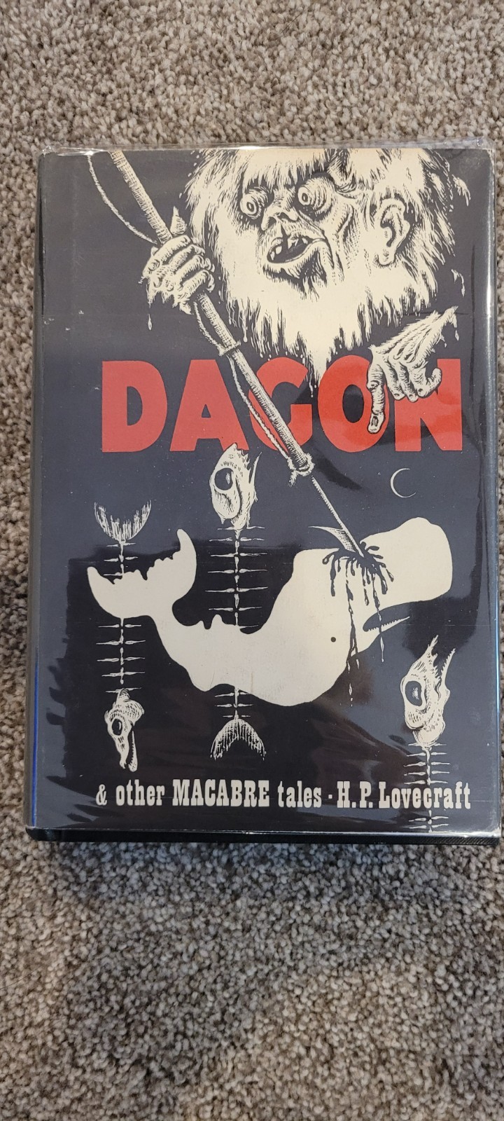 RARE! H.P. Lovecraft – Dagon & other macabre tales – HC- Arkham House
