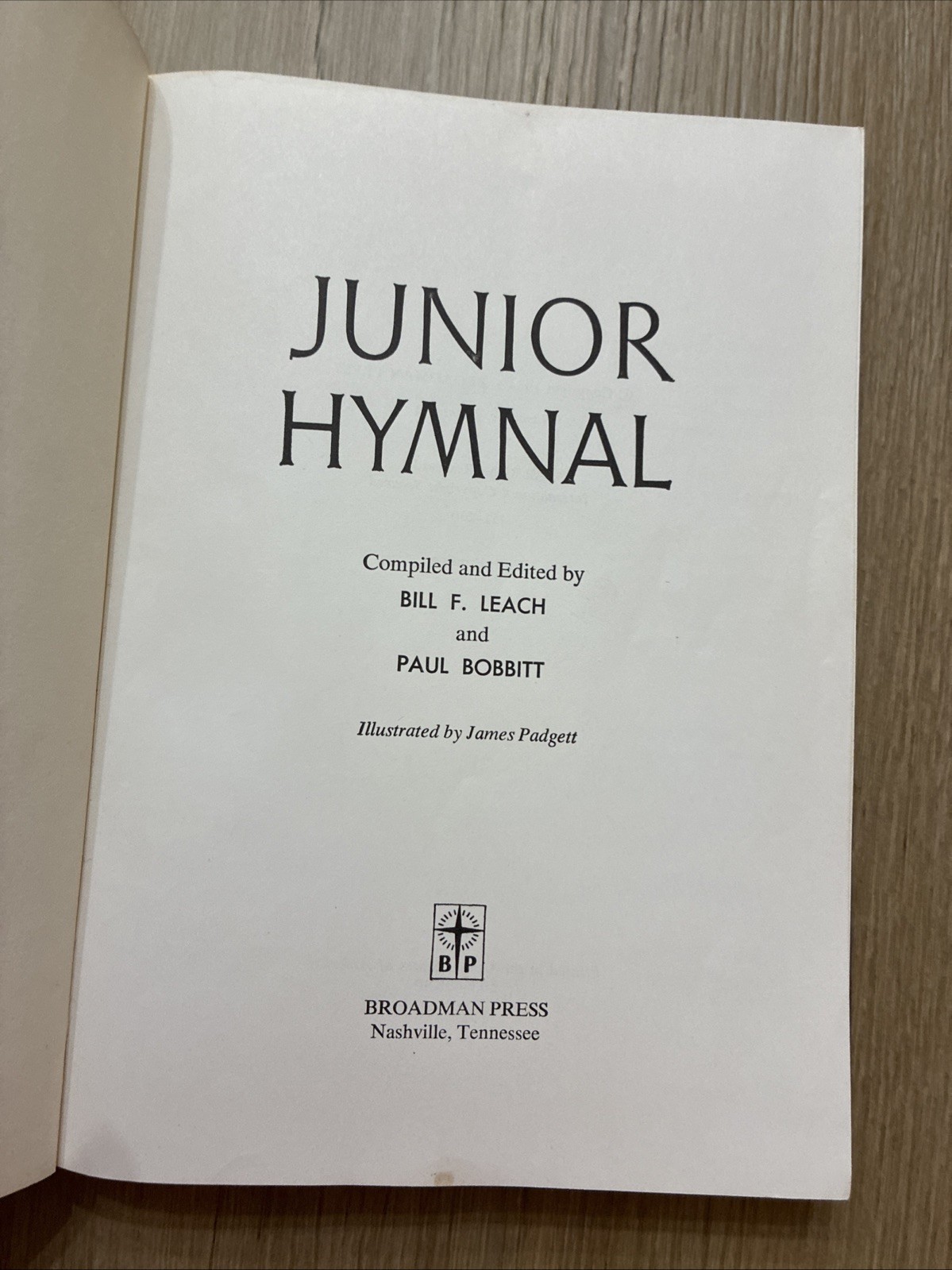 Junior Hymnal Broadman Press 1964