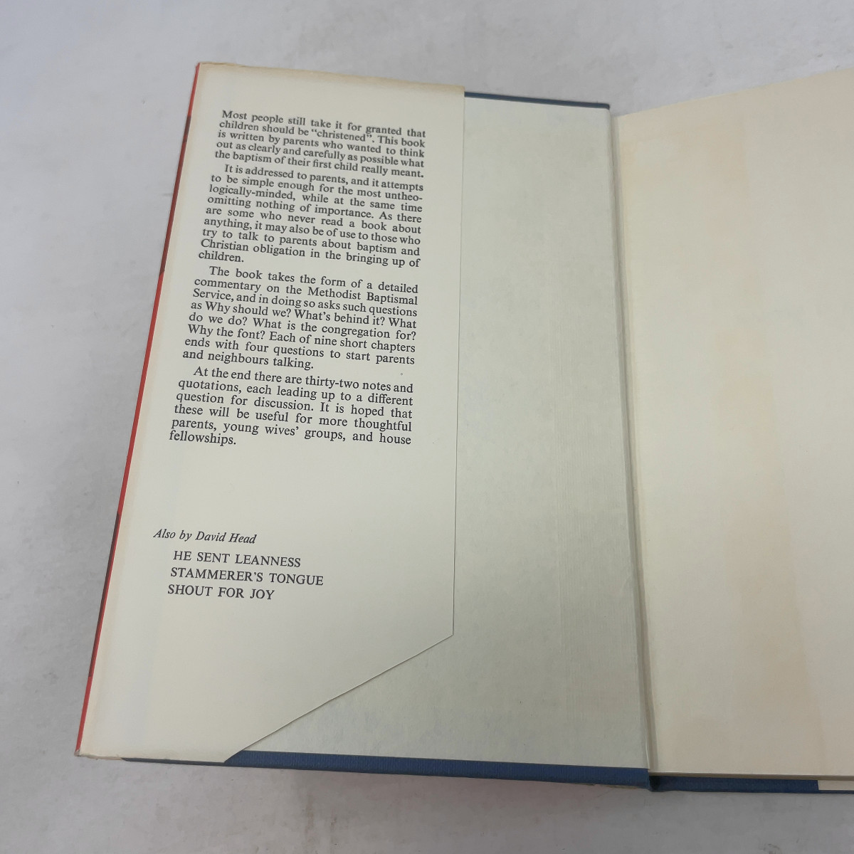 Martin is Baptized by Jean Head; David Head HC First Edition Very Good 1962