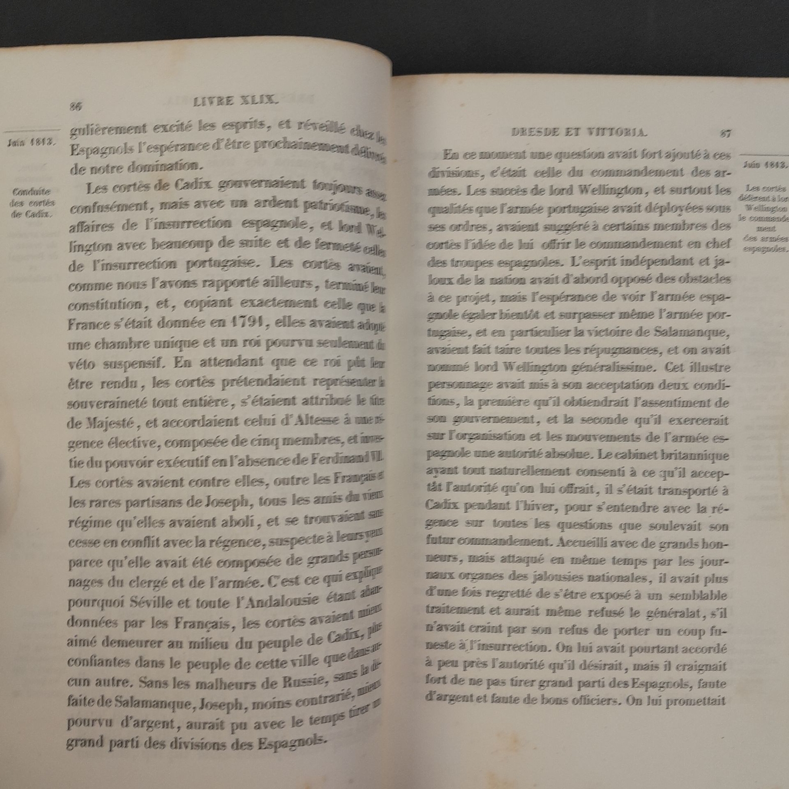 L-768. Histoire De Consulat Et L’em Pire. Take Seiziéme (XVI) . M.A.Thiers. P
