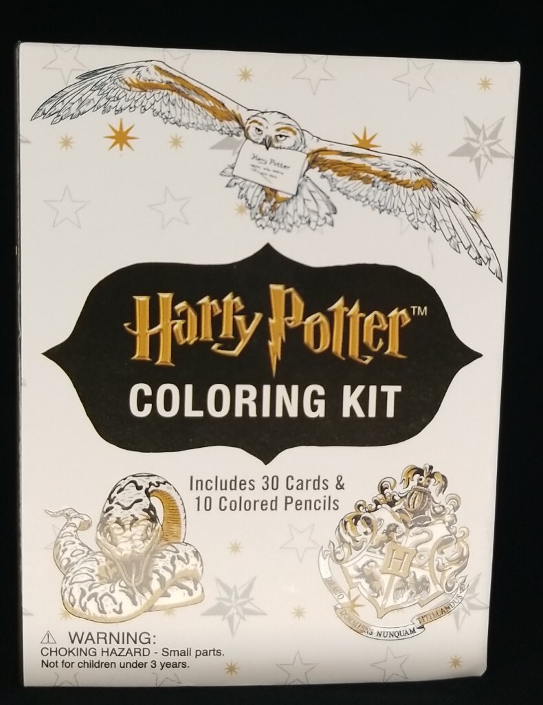 Miniature Editions: Harry Potter Coloring Kit by Running Press (2016, Paperback)
