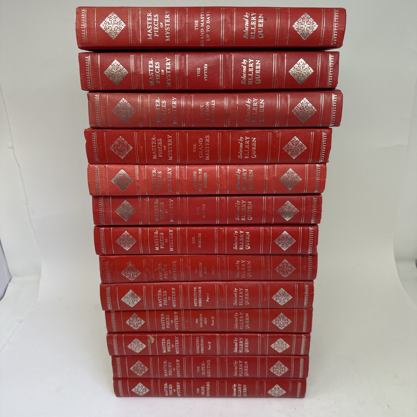 Lot of 13 MASTERPIECES OF MYSTERY Selected by Ellery Queen Davis 1970s