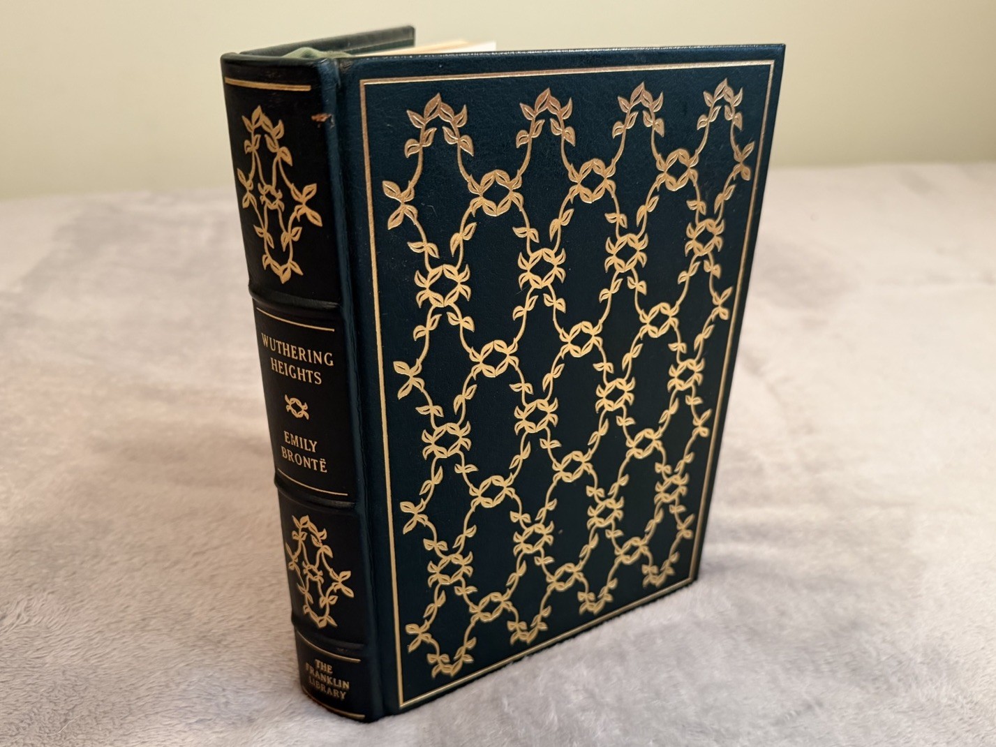 Franklin Library Wuthering Heights, Emily Brontë Best Loved Books