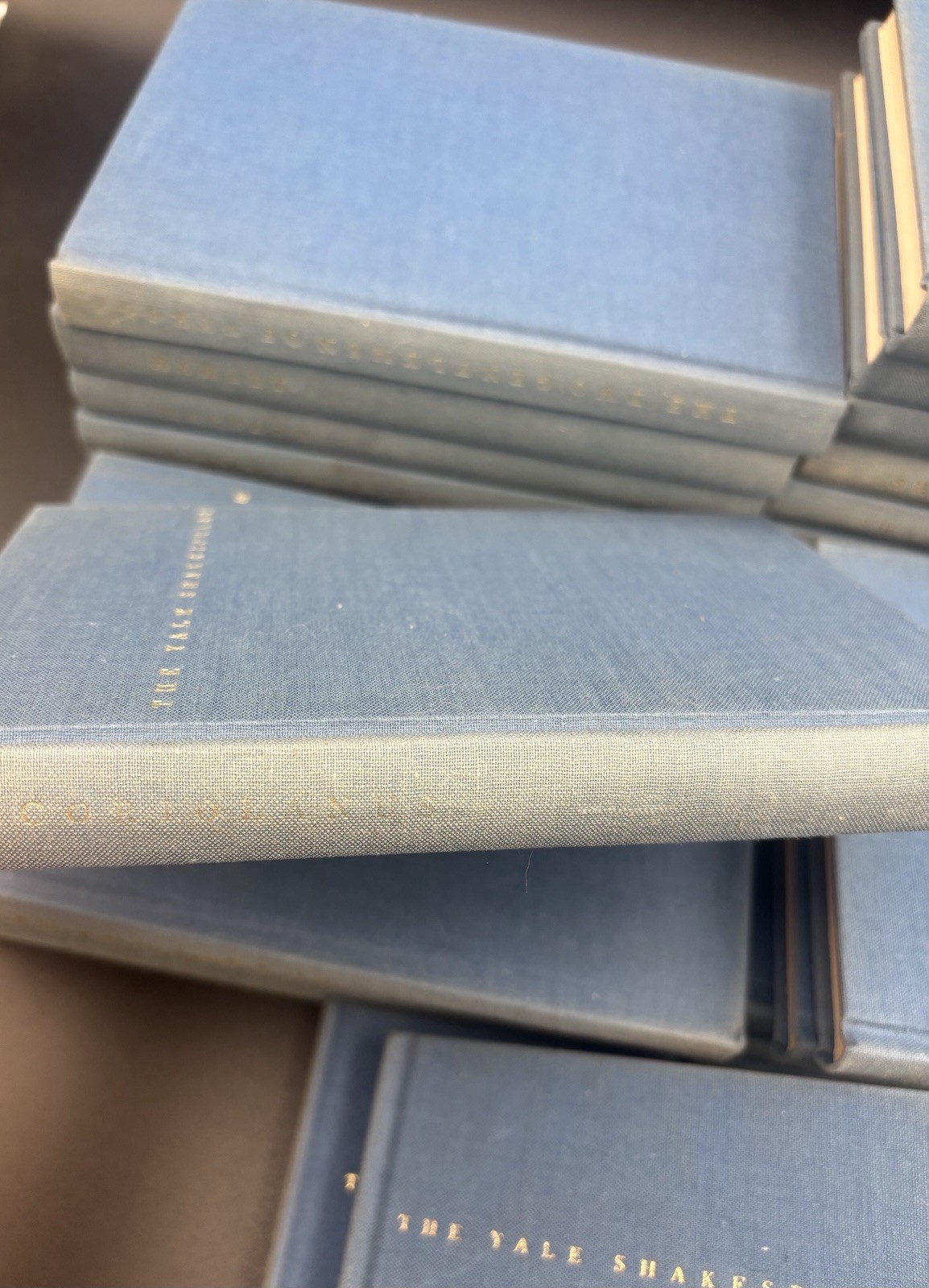 The Yale Shakespeare, 30 Volumes Blue Hardcovers University Press 1922-1965