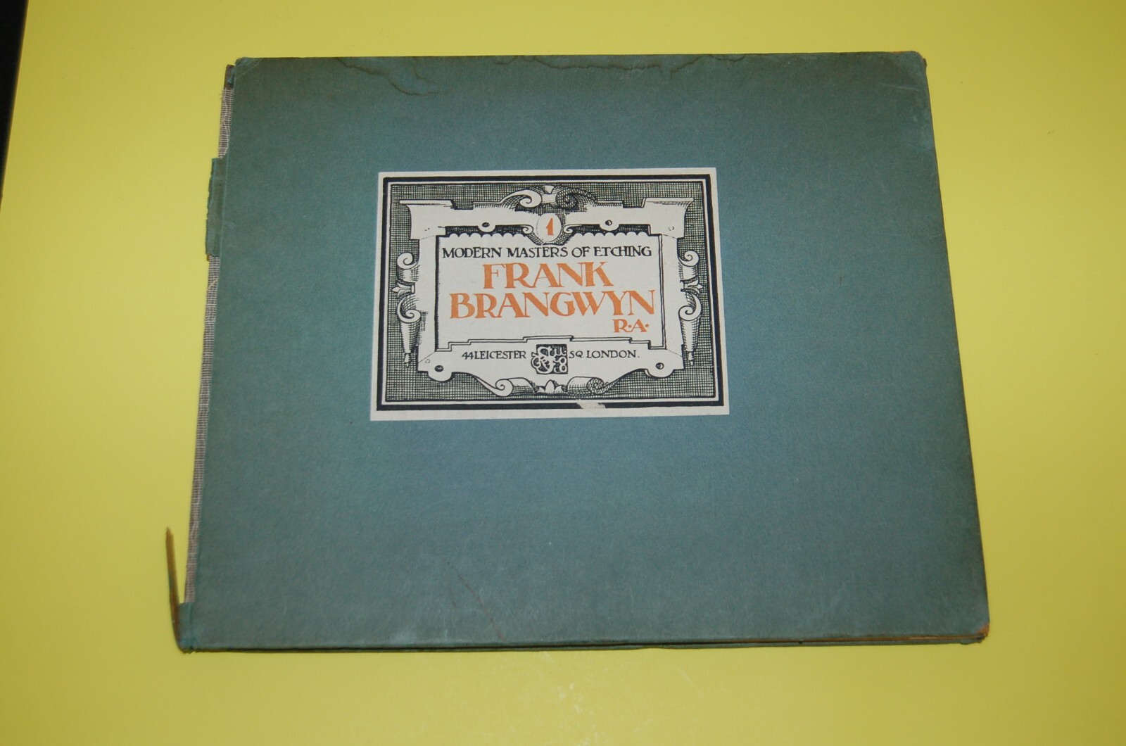 Frank Brangwyn Modern Masters of Etching Book 1 1924