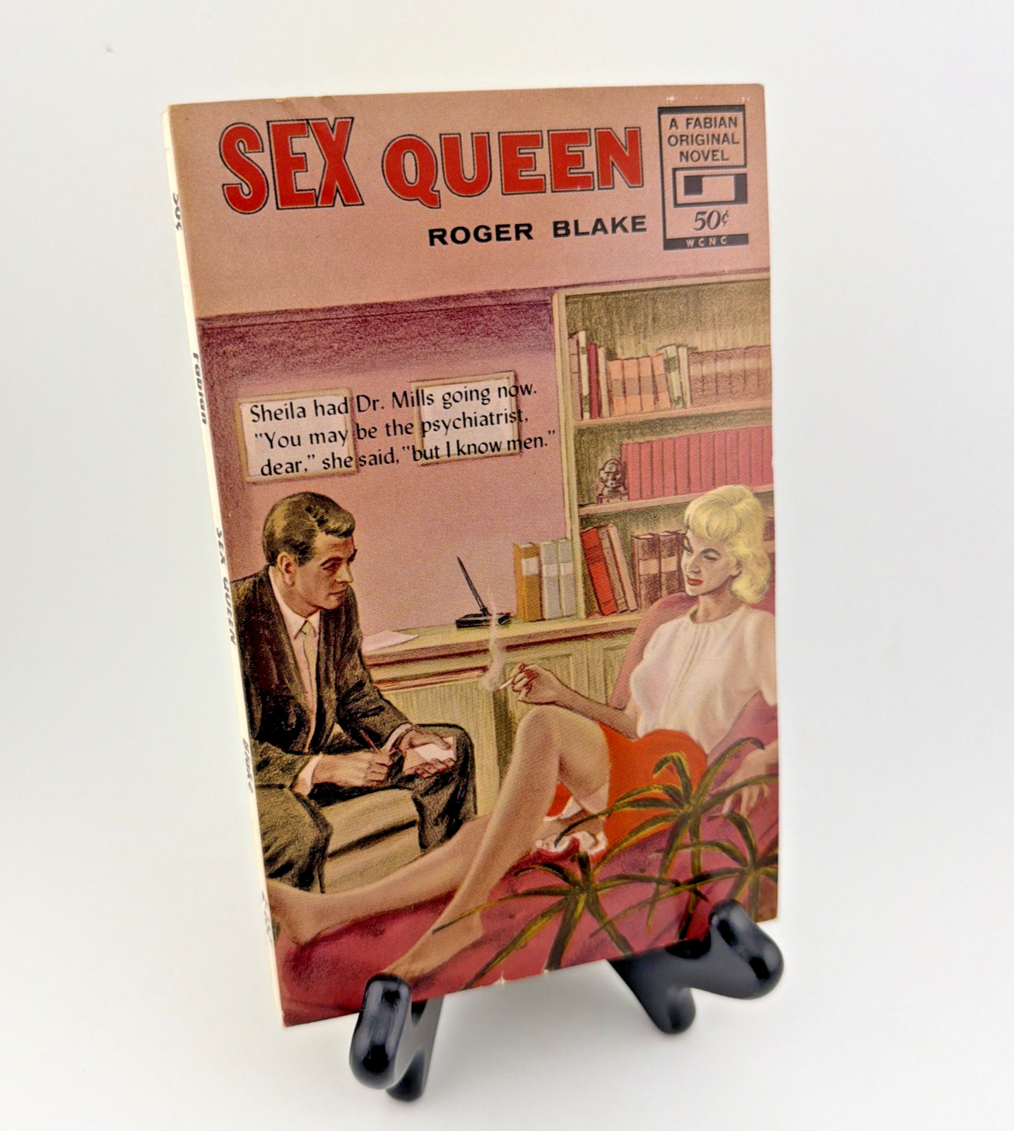 Sex Queen Roger Blake Fabian Z157 1962 Vintage Sleaze Pulp Paperback