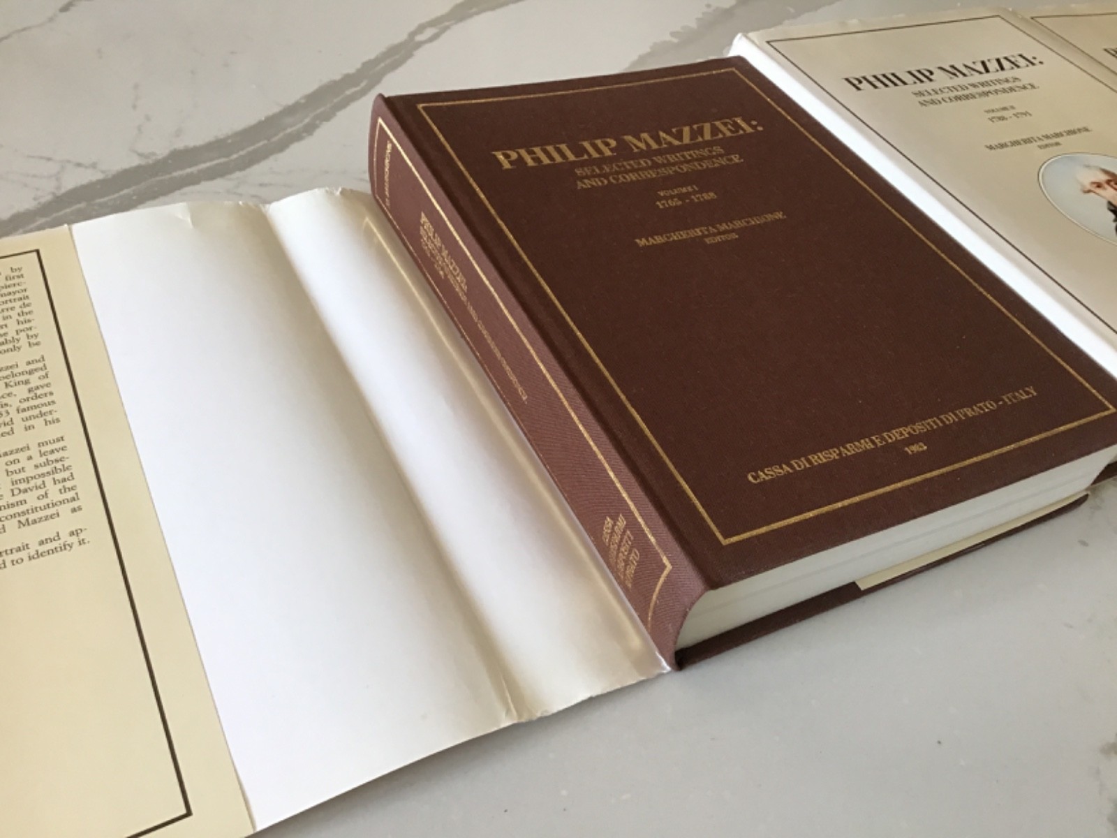 Selected Writings and Correspondence – Philip Mazzei 1765-1816 Three Vol Set