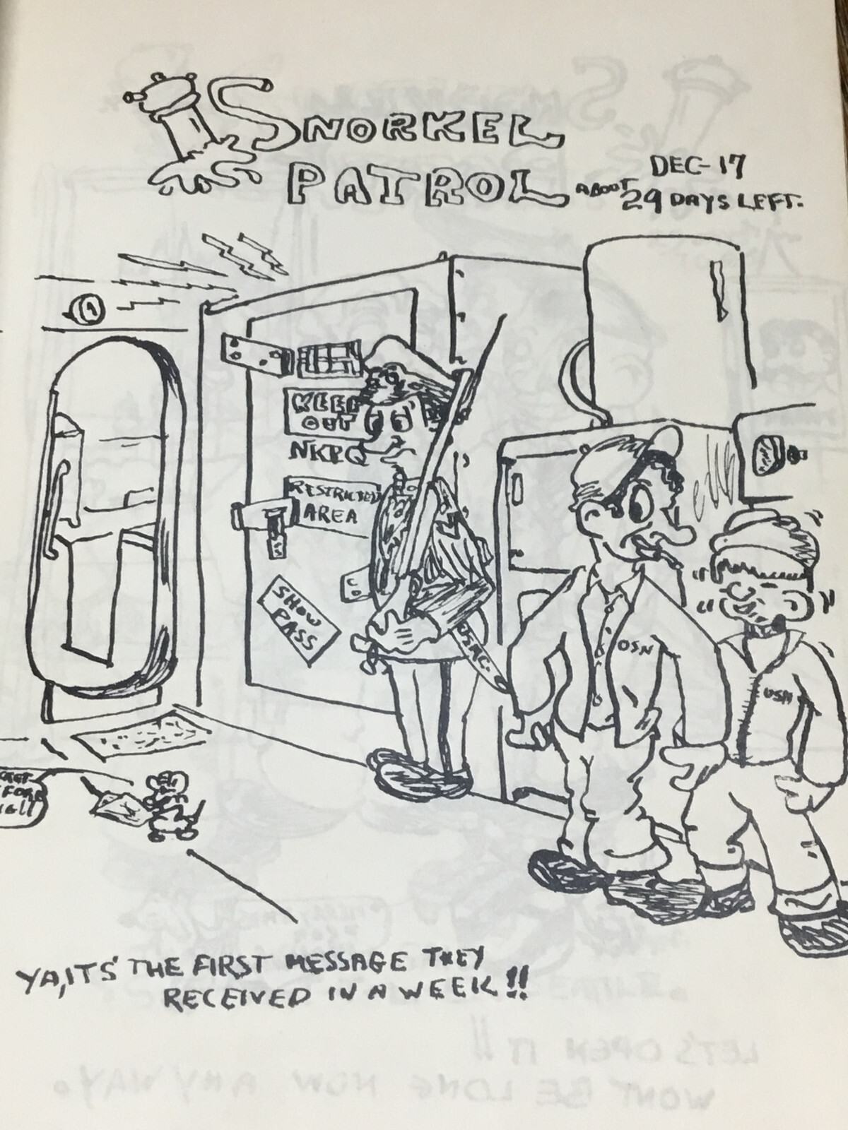 Segundo Patrol 1957 U.S.S. Segundo, Comics About Ship Life, RARE