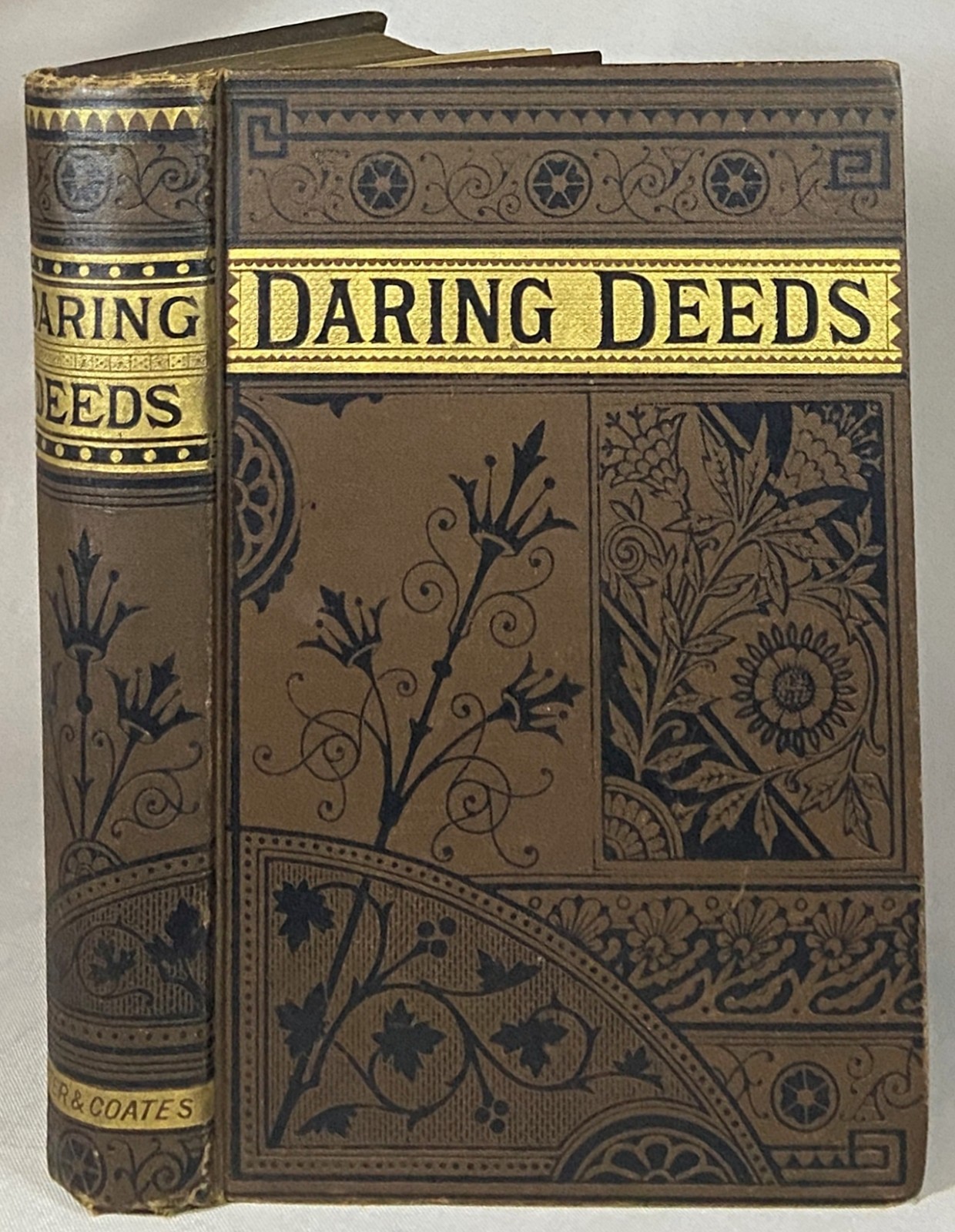 DARING DEEDS OF AMERICAN HEROES Revolutionary War BRAYMAN Antique Victorian Book