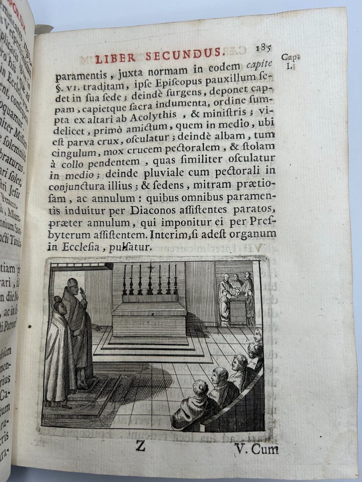 1729 Caeremoniale Episcoporum Catholic Church Antiquarian Rare Book VG Condition