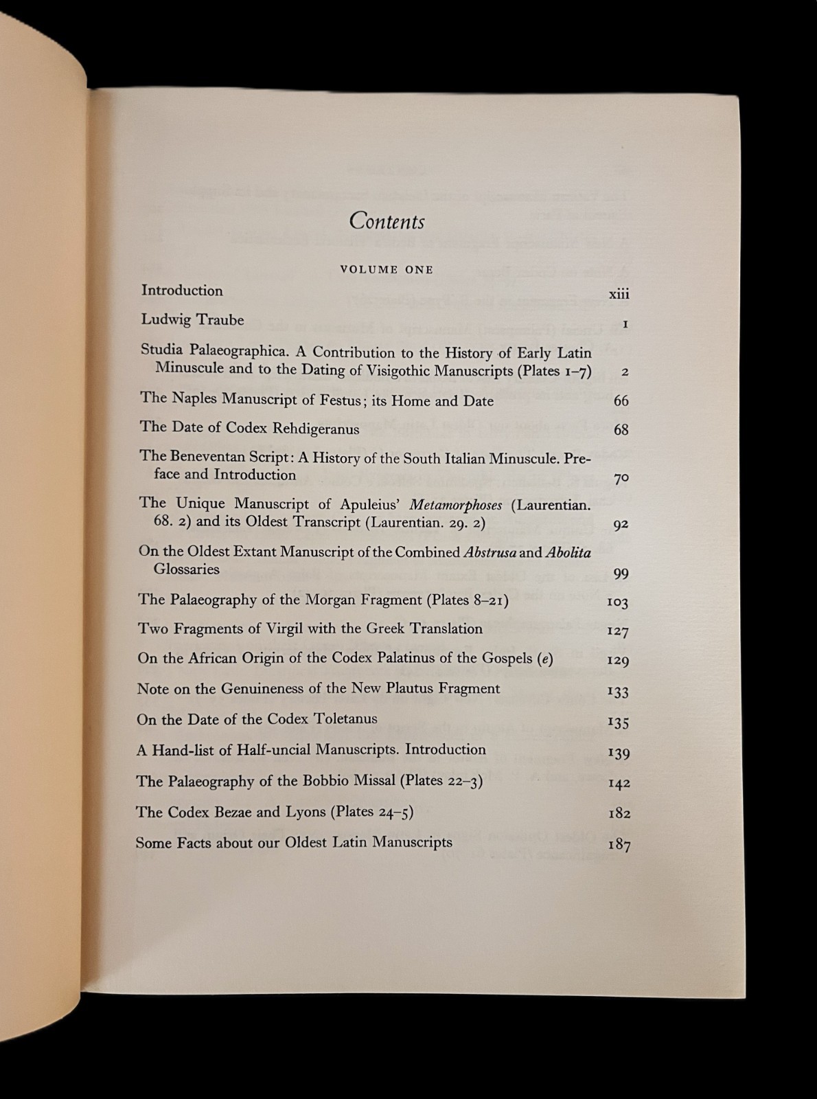 Palaeographical Papers 1907-1965 E.A. LOWE. 2 Vols Illustrated.