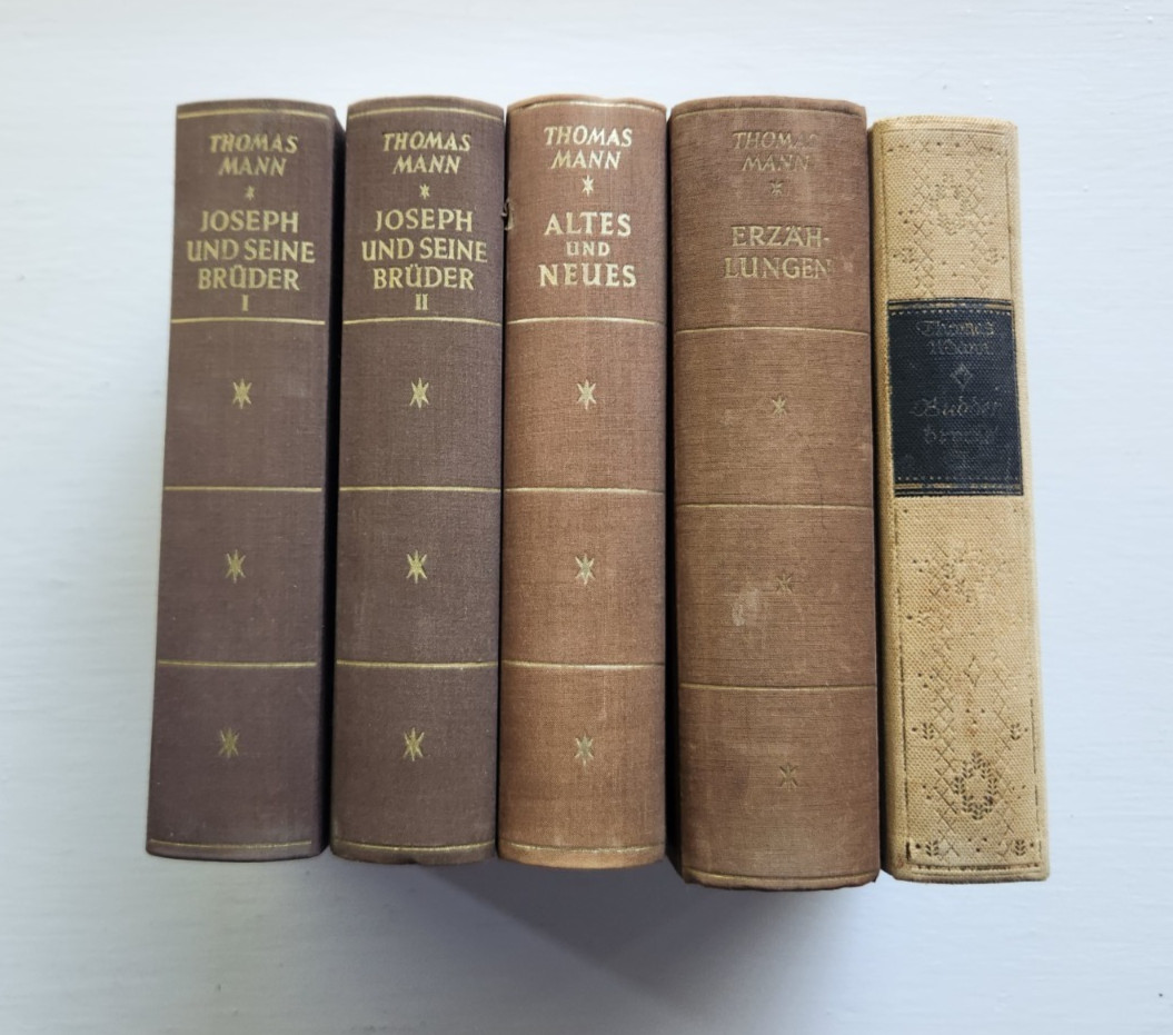 THOMAS MANN GERMAN BOOK COLLECTION, 1922-1956, STOCKHOLM/BERLIN