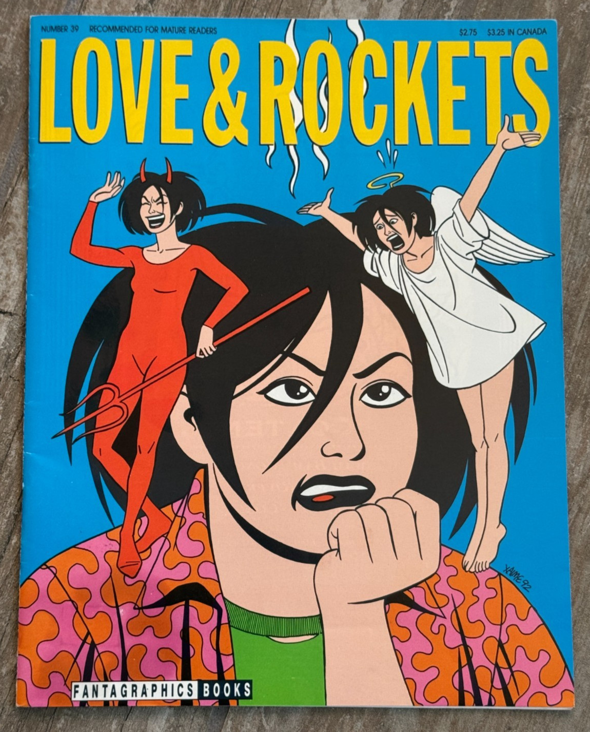 Love & Rockets No. 39 Gilbert & Jaime Hernandez – Fantagraphics Books 1992 – #39