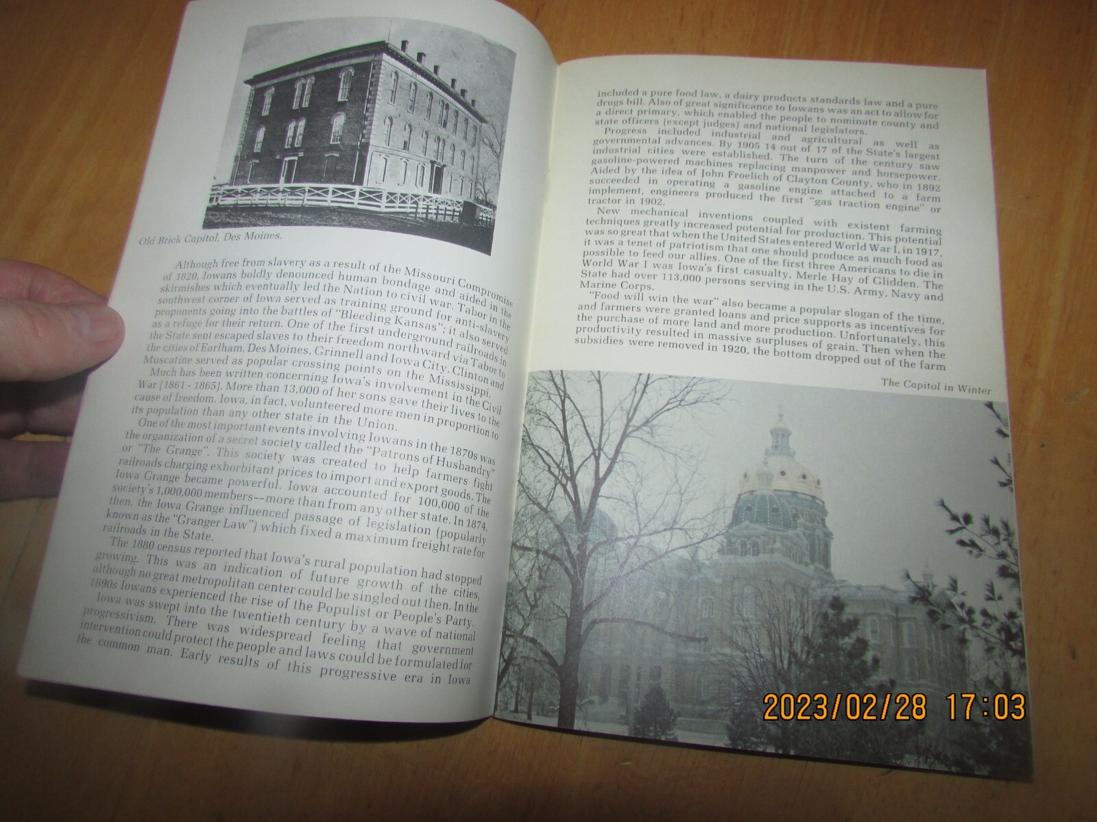 Under The Golden Dome The Story of Iowa’s State Capital and What Goes On Inside