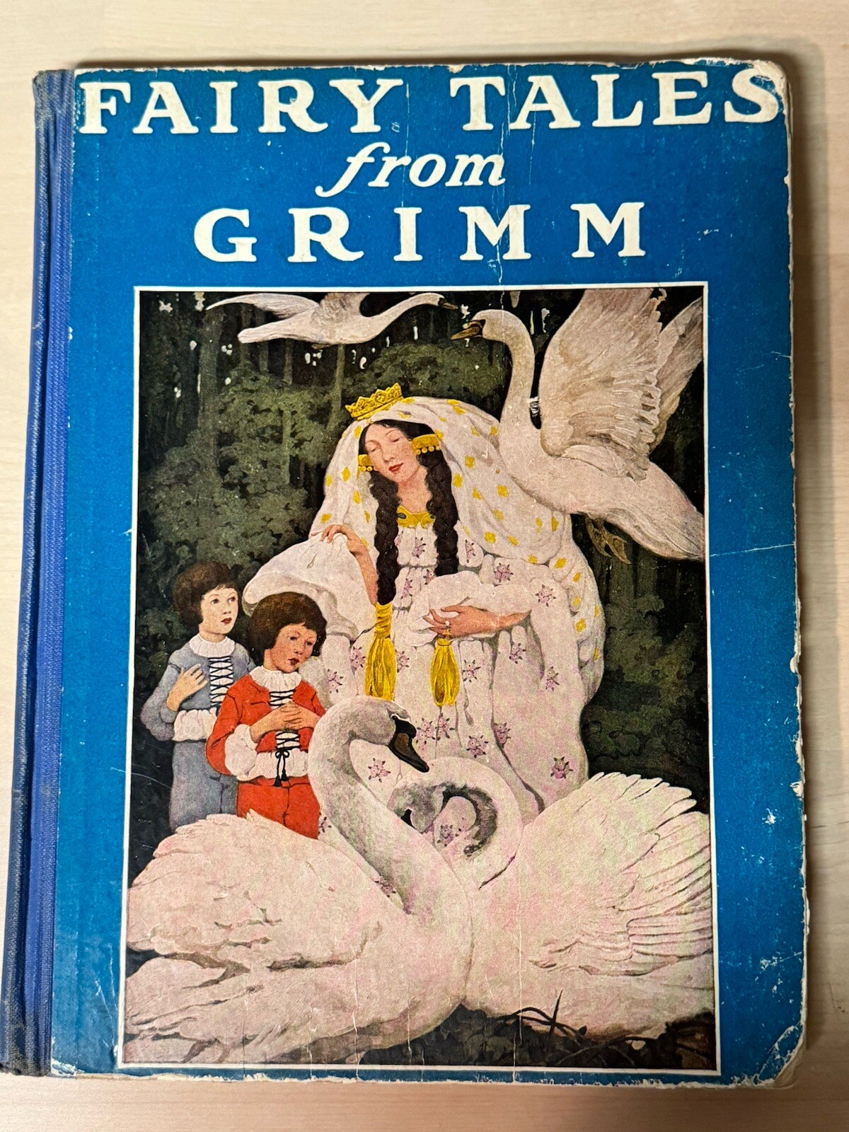 Old Fairy Tales From Brothers Grimm Book Cinderella Hansel Gretel Frog Prince