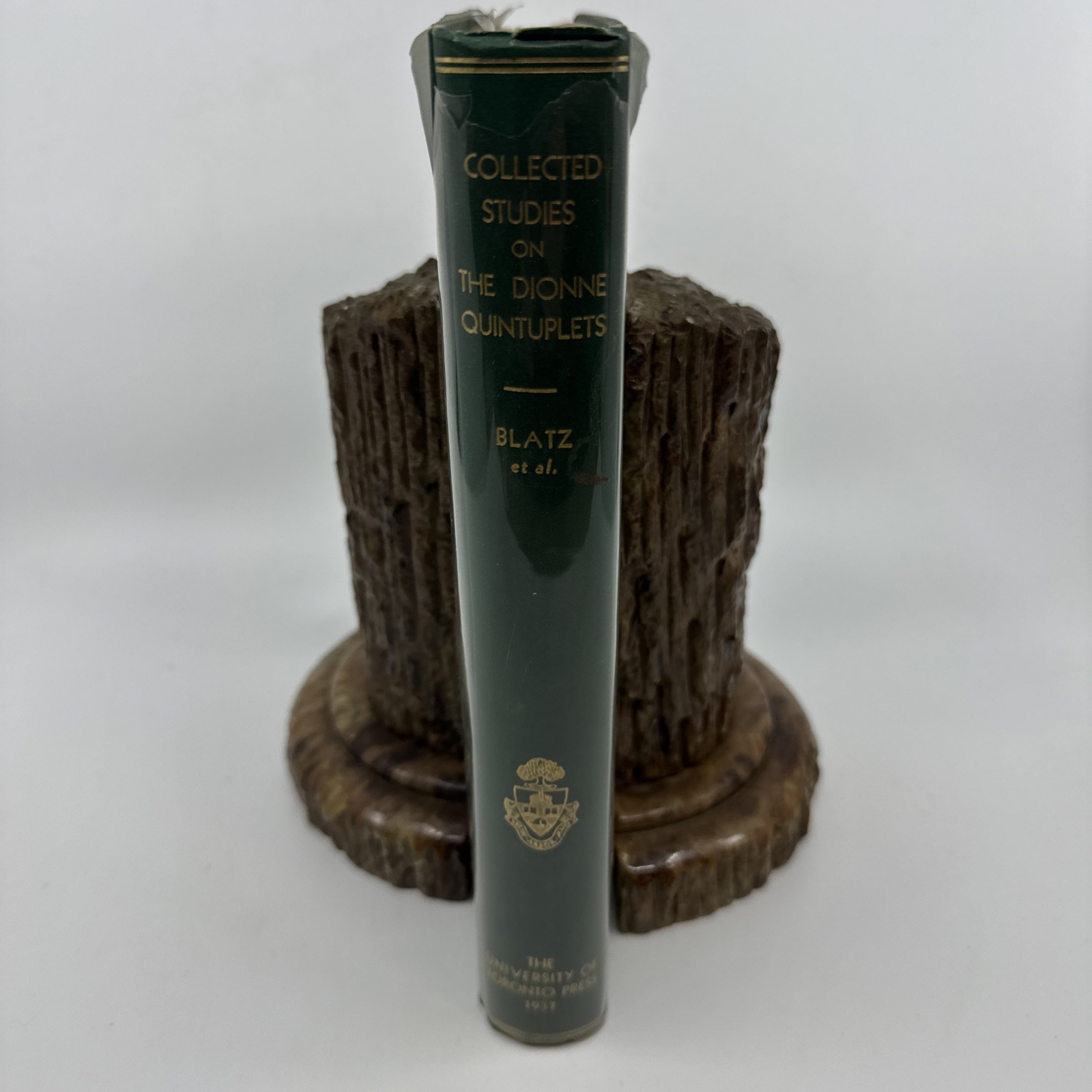 SIGNED Collected Studies Dionne Quintuplets 1937 Gilt (27-5)