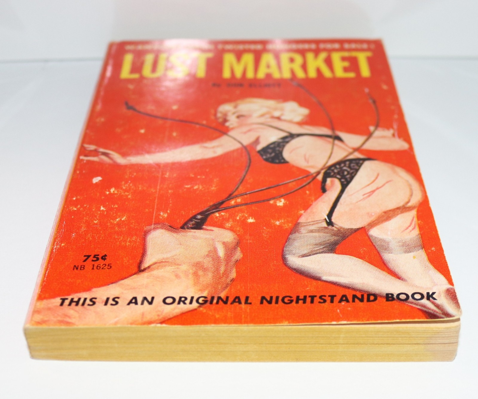 Signed Robert Silverberg Lust Market Don Elliott 1962 Sleaze Smut Erotica NB1625