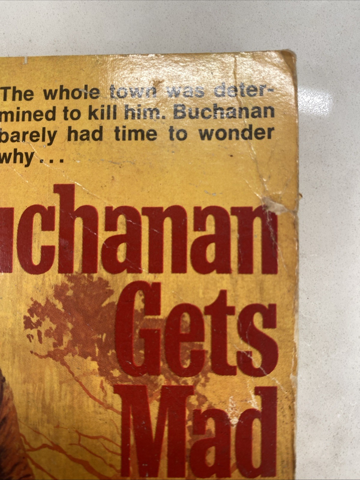 BUCHANAN GETS MAD by J. Ward rare US Gold Medal pulp western (1958, PB)