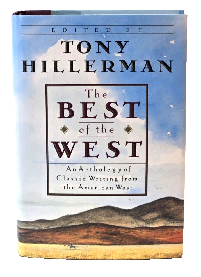 SIGNED 1st Edition TONY HILLERMAN The Best of the West Anthology 1st/1st HCDJ