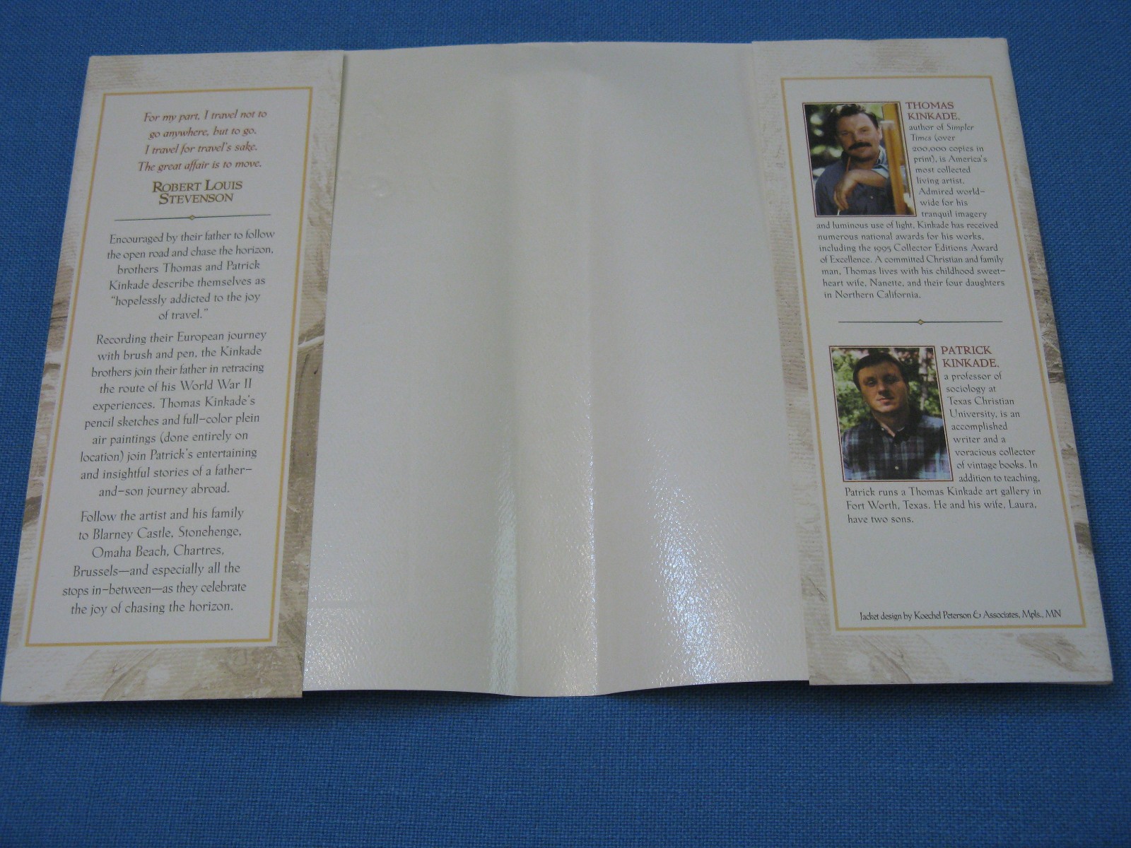 CHASING THE HORIZON BY PATRICK & THOMAS KINKADE 1997 SIGNED 1ST EDITION HARDBACK