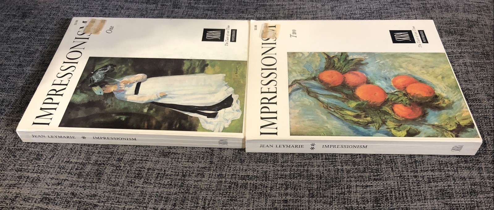 The Taste Of Our Time Impressionism One & Two Skira Paperbacks 1969