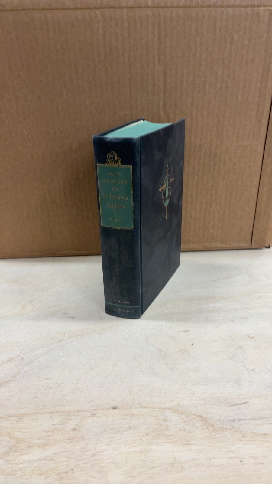 Basic Writings of Saint Thomas Aquinas Volume Two Anton C. Pegis Hardcover Fi…