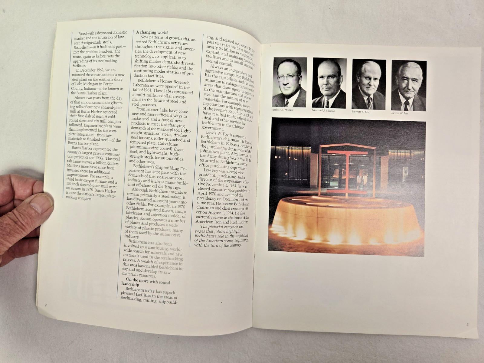 „Recollections“ Celebrating 75 Years Of Bethlehem Steel 1904-80 32 Pages N Mint