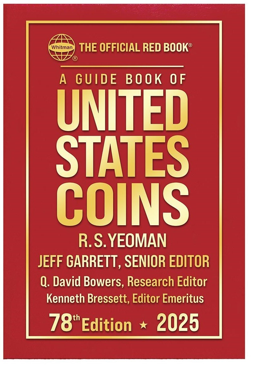 New Official Red Book Guide Book United States Coins 2025 HARDCOVER 78th Edition