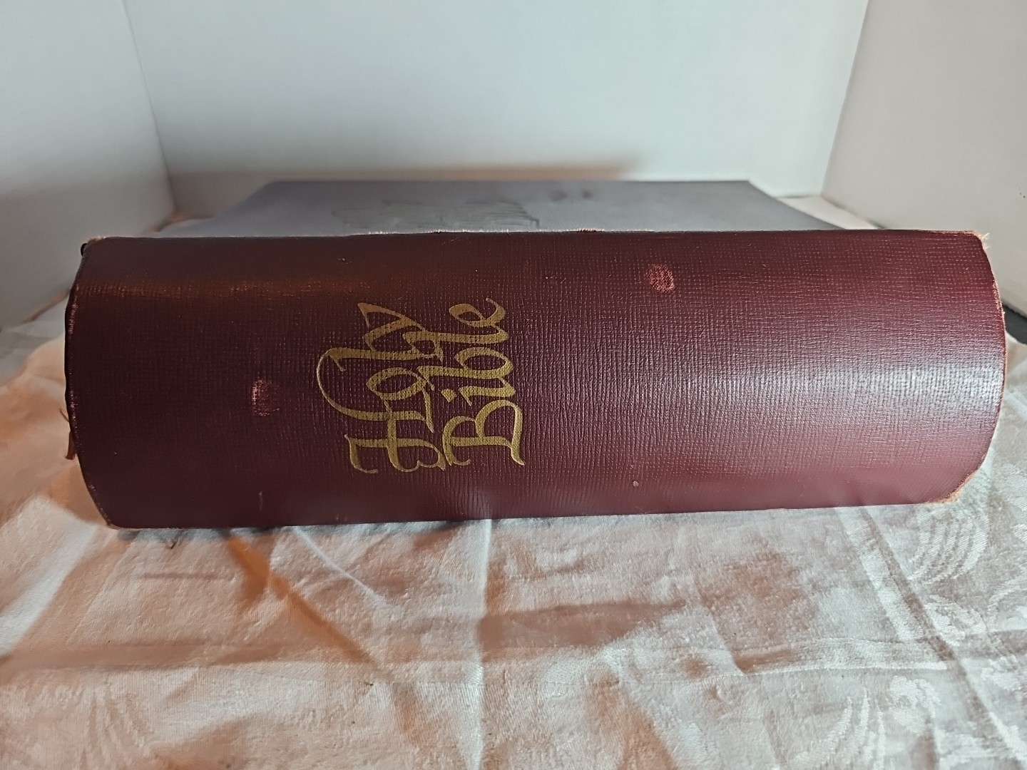 HOLY BIBLE King James Version KJV J. J. Little & Ives Co. 1959 Large Print HC