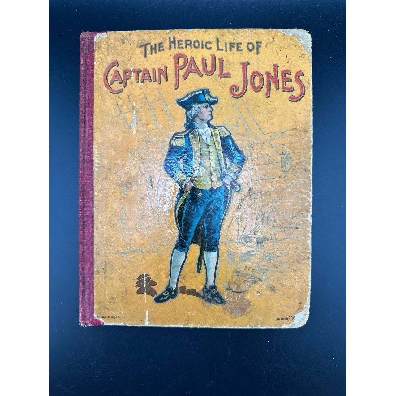 The Heroic Life of John Paul Jones Antique Illustrated Book – 051/1 (132)