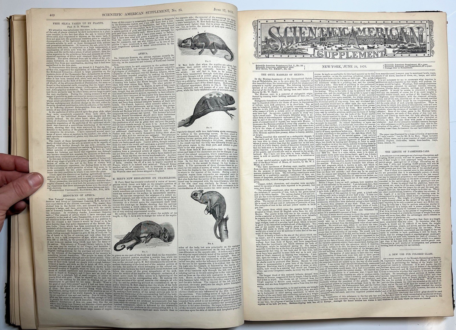 1876 SCIENTIFIC AMERICAN SUPPLEMENT CENTENNIAL EXHIBITION ILLUSTRATED VOLS I II