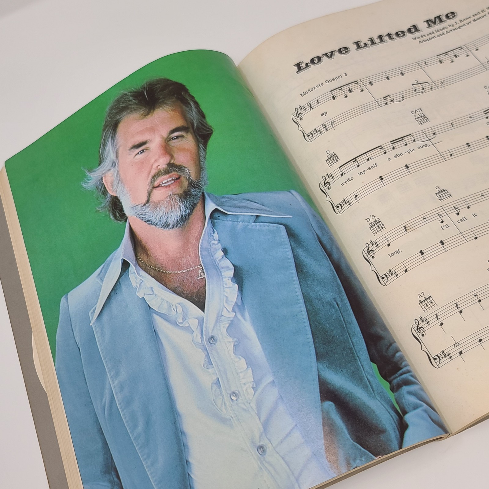 VINTAGE Kenny Rogers Song Book 1979 Piano Vocal Guitar Sheet Music Country