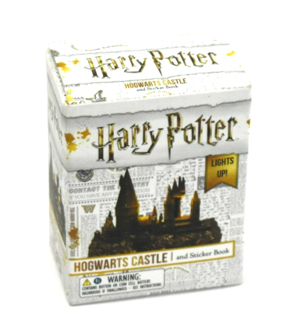 Harry Potter Hogwarts Castle & Sticker Book Lights Up Set By Running Press