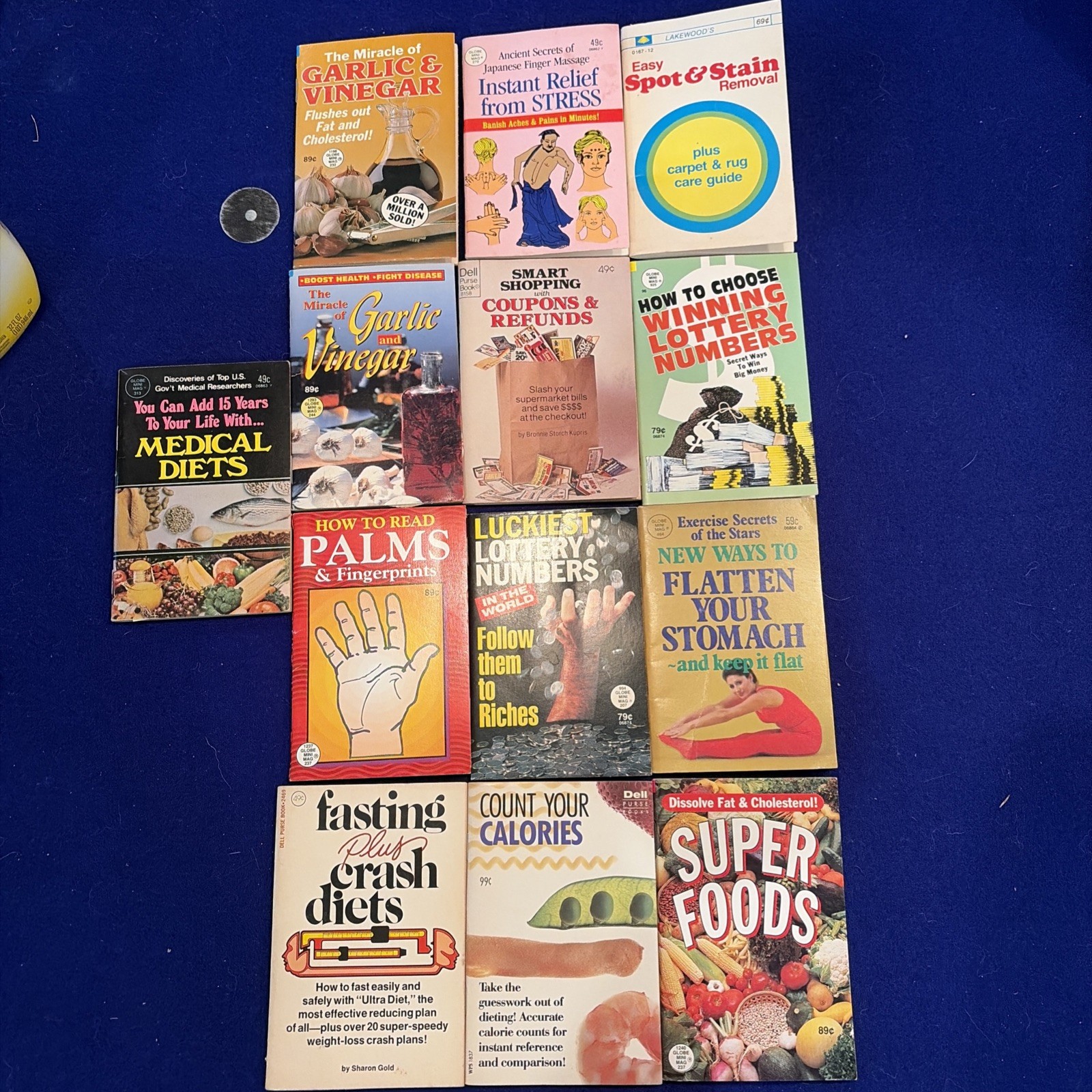 Vintage Globe Mini Mag Dell Purse Book Lot of 13 Paperback 1980s/90s
