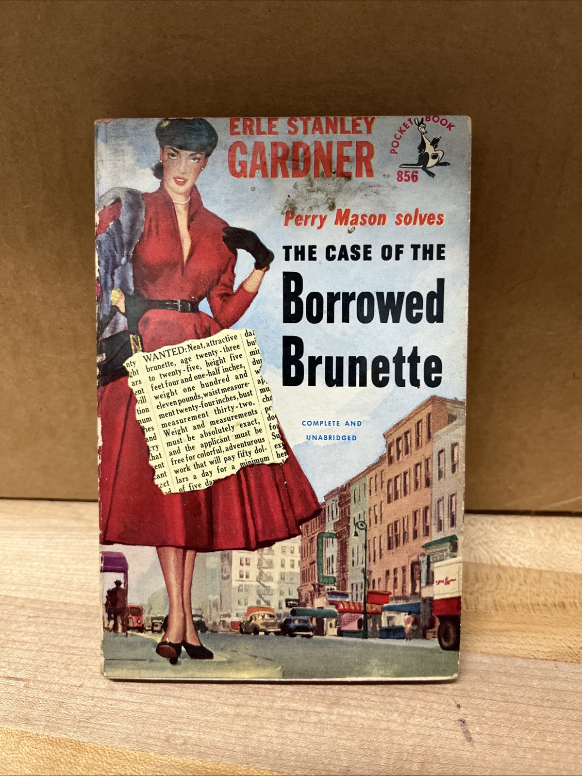 The Case of the Borrowed Brunette Erle Stanley Gardner 1950’s Pocket Book Box269