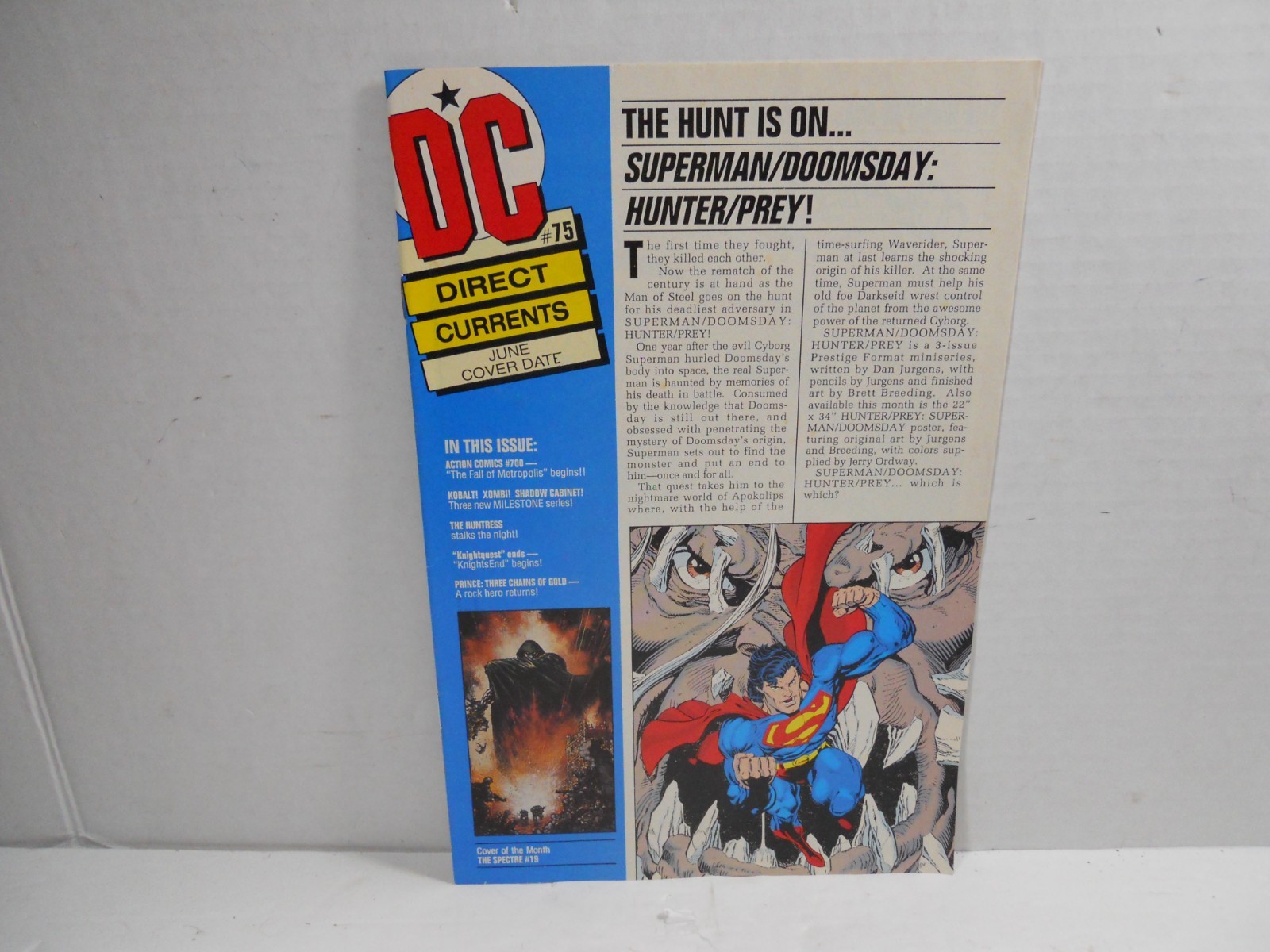 lot 6 DC Comics comic strip book, sampler Zero Month DC Direct Currents handouts
