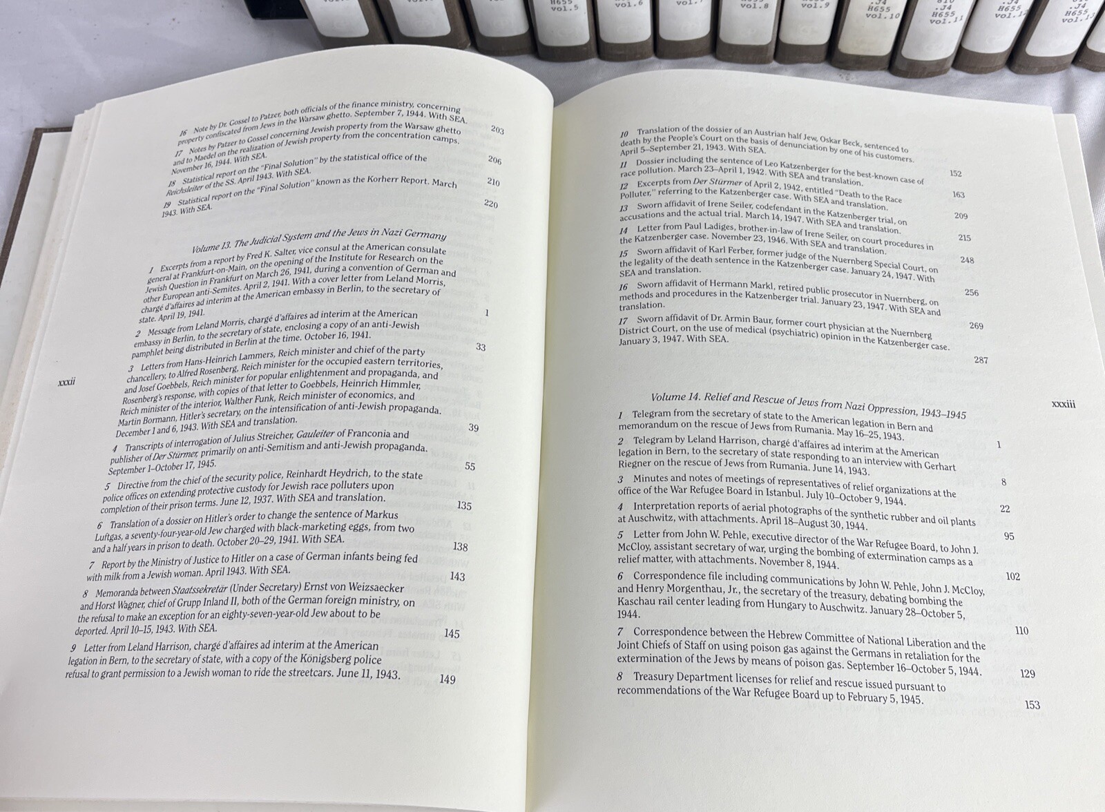 The Holocaust – Selected Documents in Eighteen Volumes – John Mendelsohn – 1982