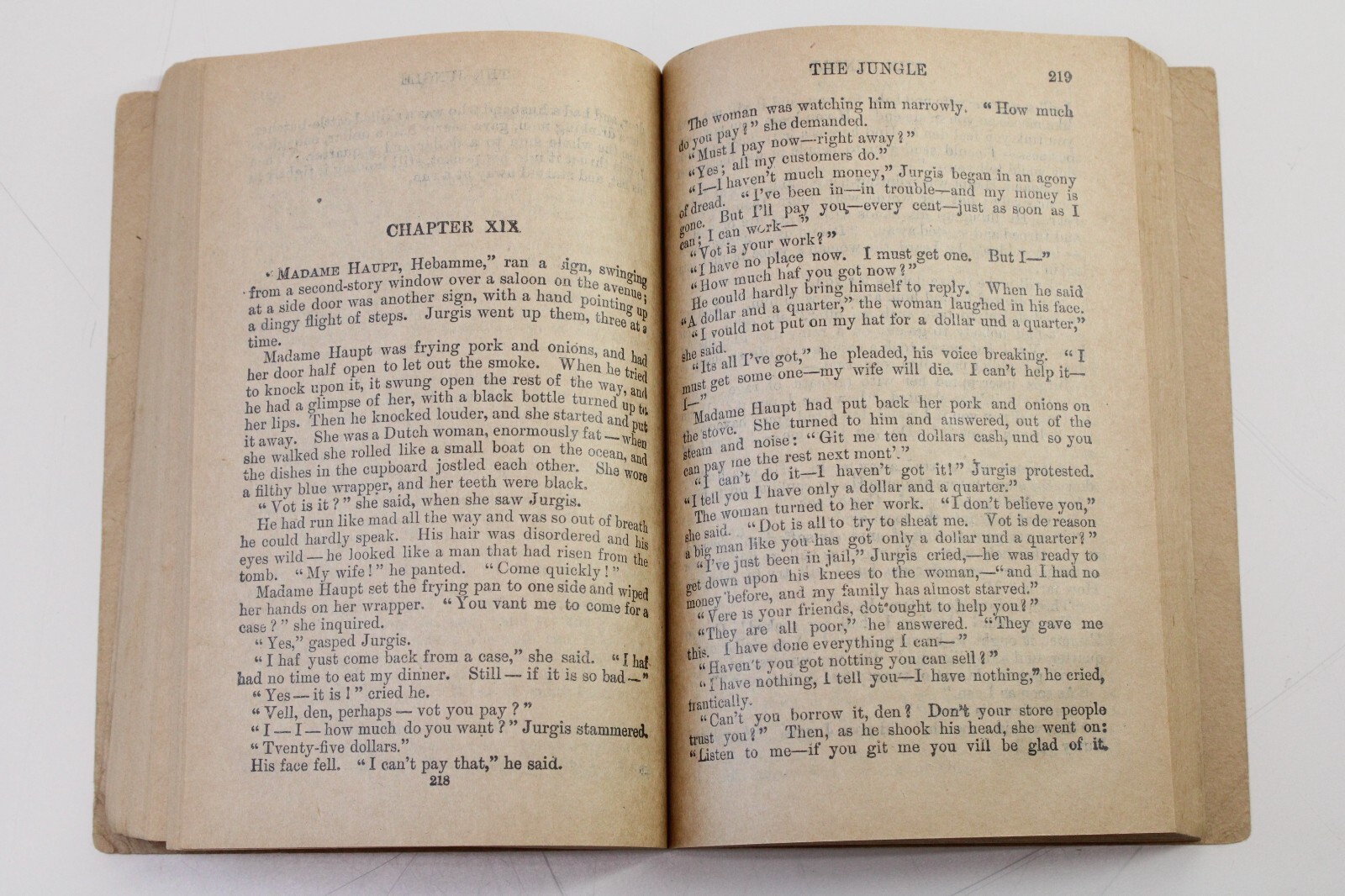 The Jungle 1920 Upton Sinclair Author’s Private Print Published Upton Sinclair