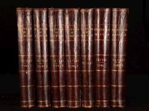 1865-1867 7 Vol Histoire La Revolution de l’Empire du Consulat Thiers