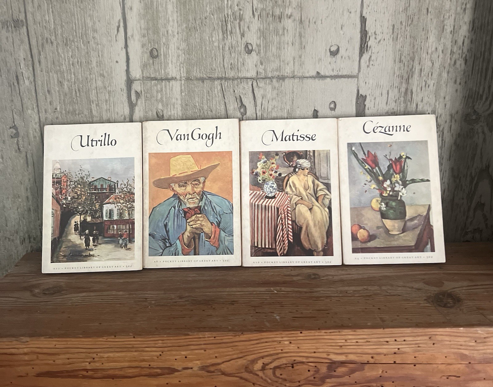 Vintage 1950’s Pocket Library Great Art Lot of 4