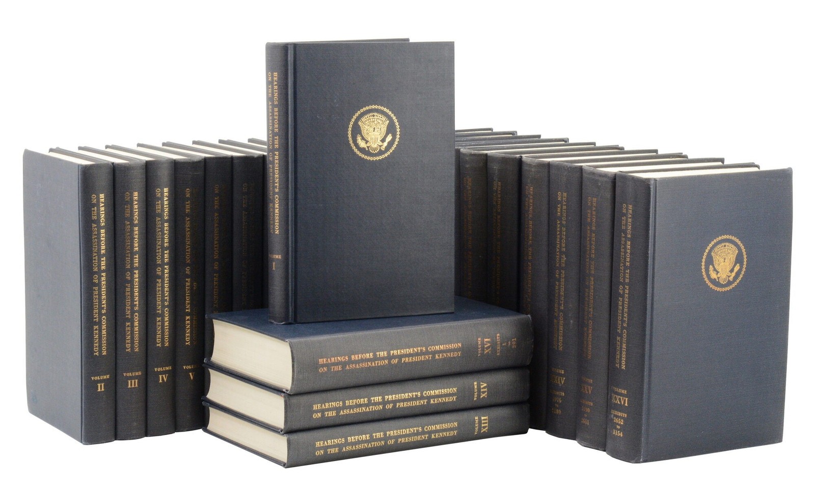THE WARREN REPORT ~ JFK ASSASSINATION 26 Volumes First Edition 1964 1st Kennedy