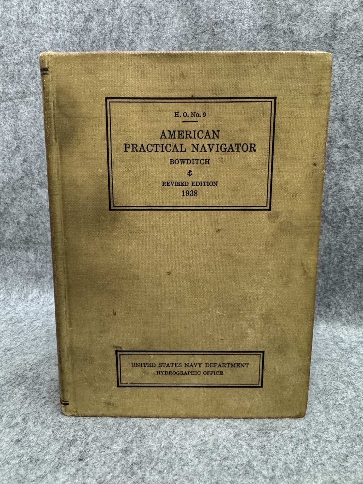 1938 American Practical Navigator Bowditch US Navy Hydrographic Office HC