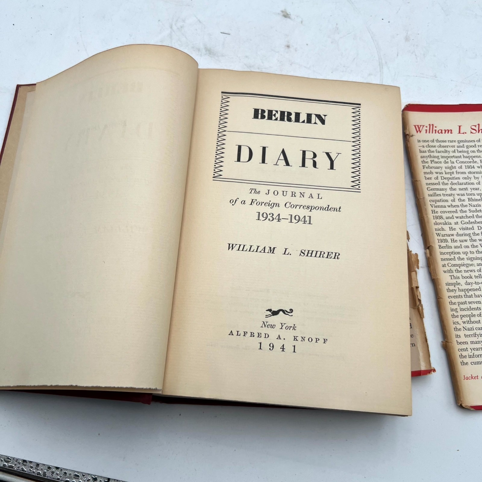 Berlin Diary The Journal of a Foreign Correspondent 1934-1941 William L. Shirer