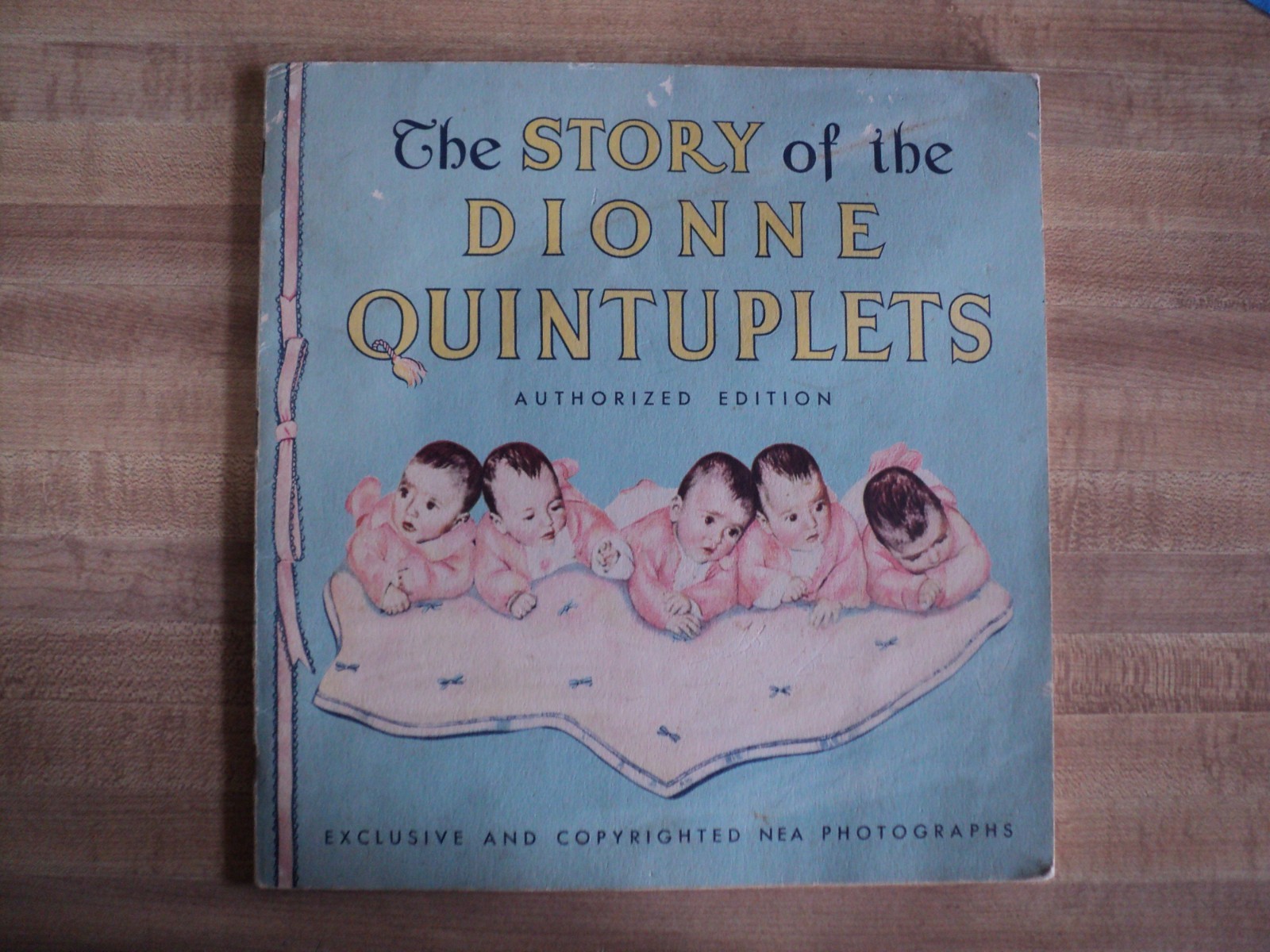The Story of the Dionne Quintuplets 1935 Authorized Edition Softcover Book