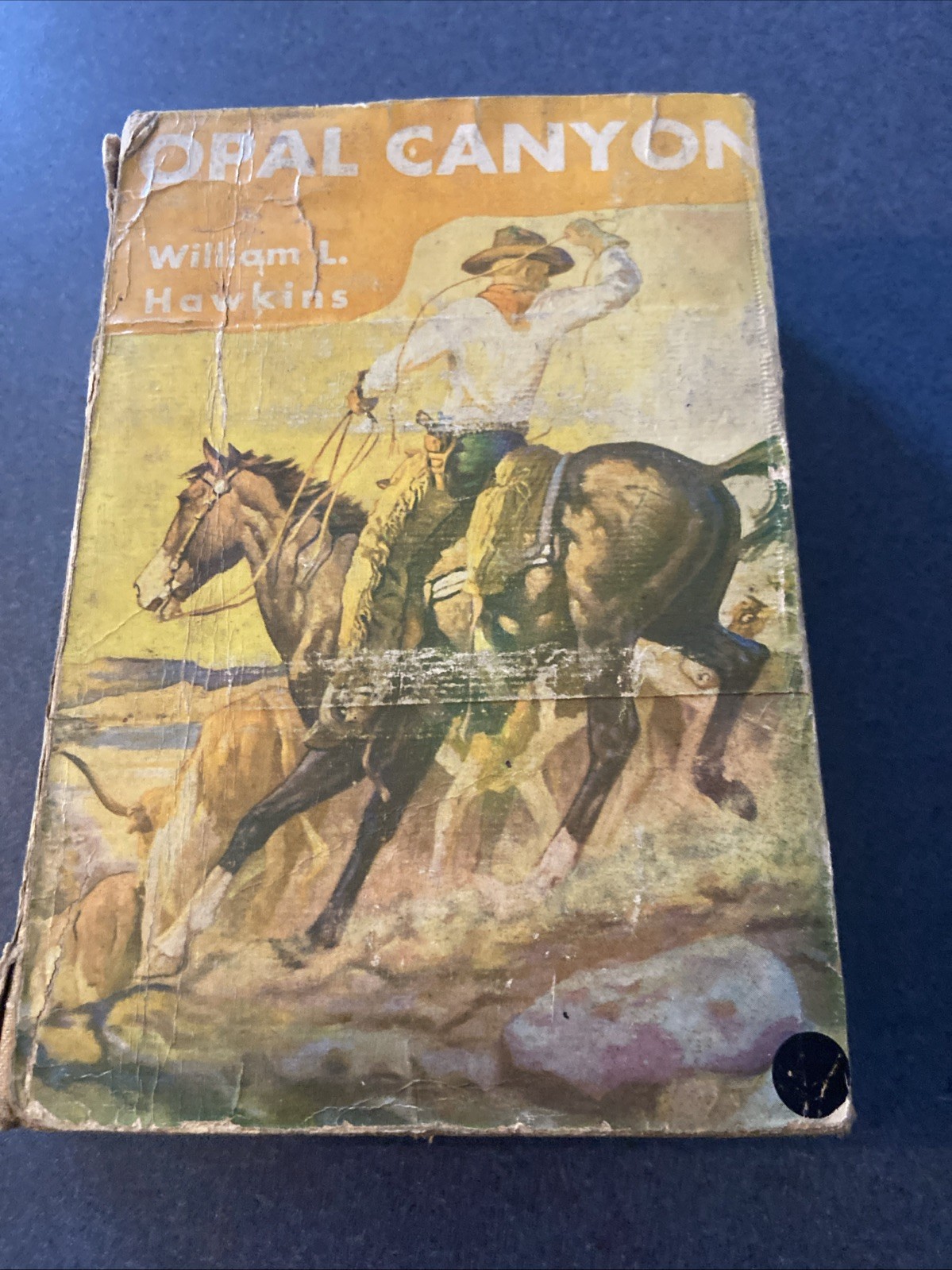 1935 Opal Canyon Hawkins HC DJ Phoenix Press Vintage Western