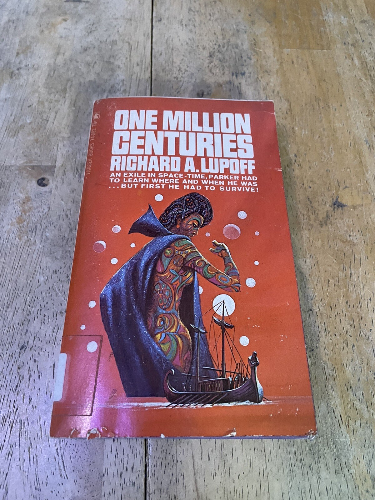One Million Centuries by Richard A Lupoff 1967 Lancer Paperback Science Fiction