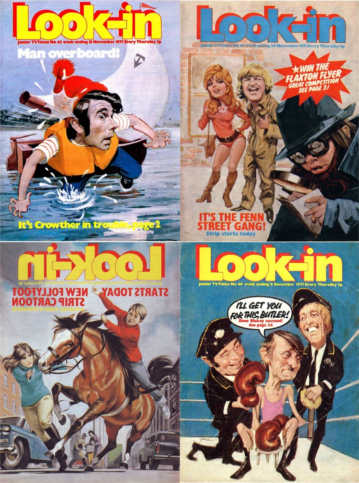 53 Old Issues of Look-In – United Kingdom Television Magazine V.1 (1971) on DVD