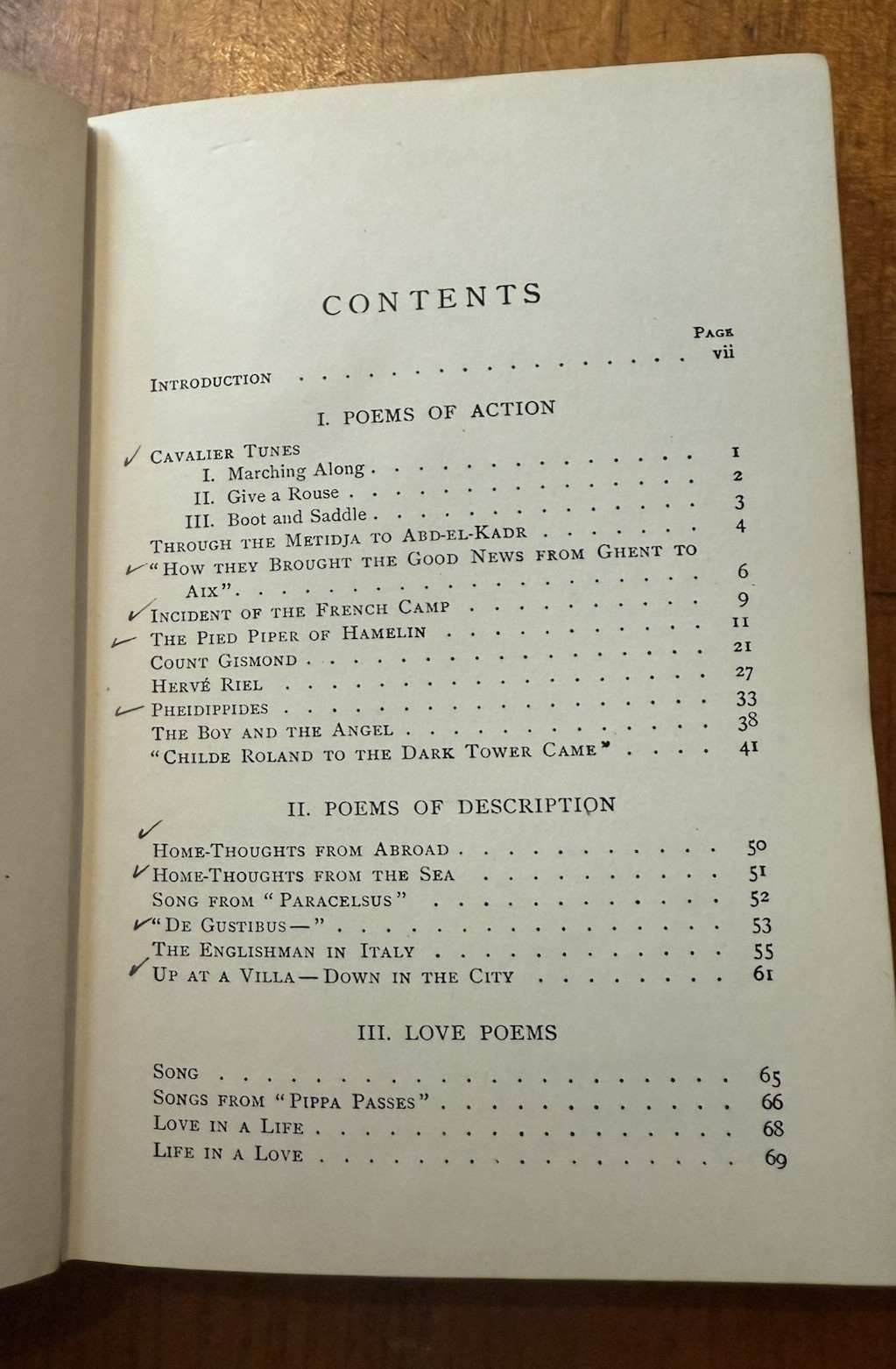 Selections from [Rob’t] Browning – Standard English Classics – HC – 1906 –
